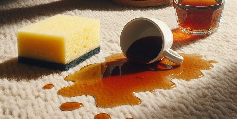 اگر قسمت کوچکی از فرش خیس شد چگونه خشک کنیم؟